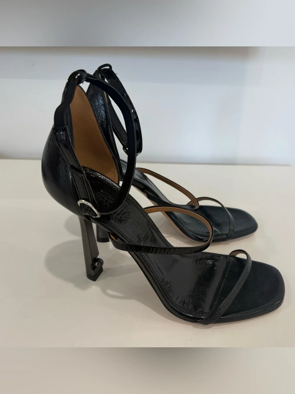 NWOB Off White Lollipop Strappy Heel Sandals Sandals Size Calfskin size 39